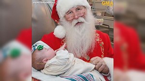 Santa delivers Christmas magic to babies in the NICU with special visit