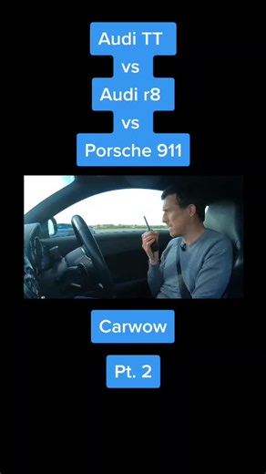 Audi TT vs Audi r8 vs McLaren 720s #carwow