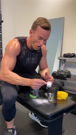 When you spill your pre-workout everywhere and pretend no one saw anything. 😂 @cellucor #cellucor | Ashley Miller2