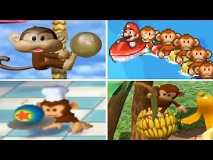 Evolution of - Ukiki Minigames in Mario Party