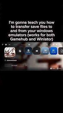 How to transfer save files to and from windows emulators on android