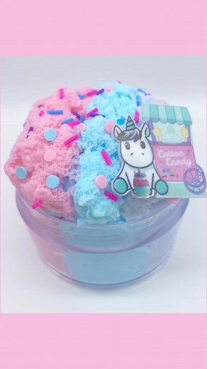 unicorn cotton candy cloud 🦄💜 in stock now! #slime #slimeshop #viral #fyp #foryou #smallbusiness #MyArt #SometimesIRun #satisfy