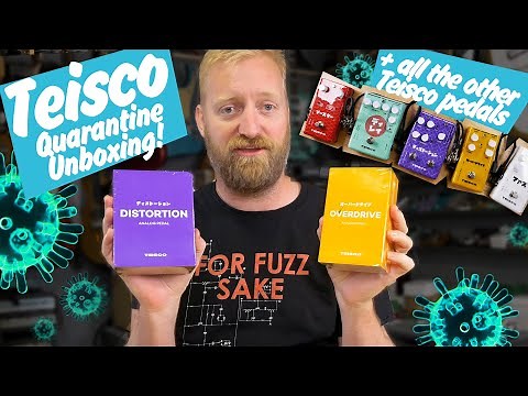 Teisco DISTORTION & OVERDRIVE - quarantine unboxing + All the other Teisco pedals at the end