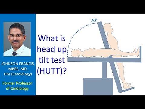 What is head up tilt test HUTT? Cardiology Basics
