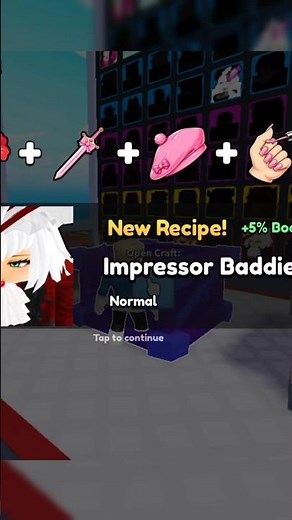How to Craft Impressor Baddie|Craft a Baddie Roblox #howtocraft #craftabaddie #robloxviral
