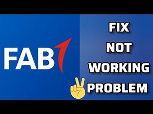 Fix FAB Mobile App Not working(Not open) Problem|| TECH SOLUTIONS BAR