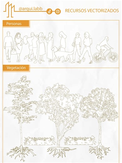 Respuesta a @dansel_01 ✅ Postproducción arquitectónica en Illustrator 🌿📐 Así uso personas y árboles vectorizados para dar escala y vida a mis ilustraciones. ✅ Estoy regalando los elementos que ves en el video ✨ 👉 Comenta “personas” y te paso el link para descargarlos. #arquitectura #postproduction #illustrator #urbanismo #tutorials 🌱