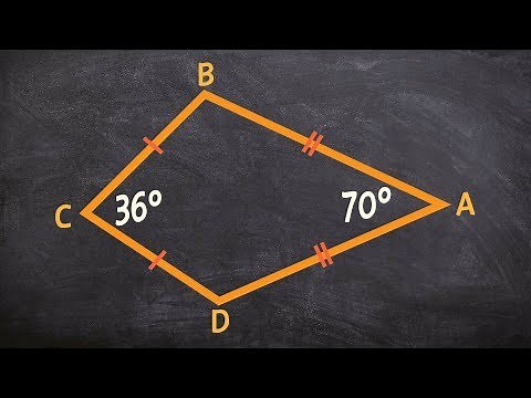 How to find the missing angle of a kite