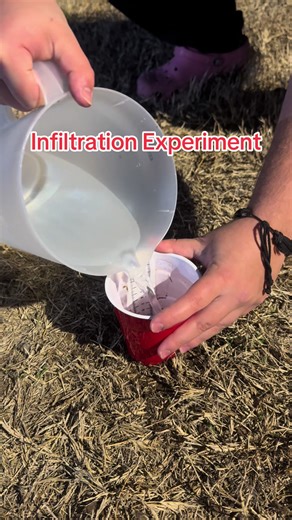 GEOL170 Infiltration Experiment | experiment