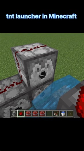 tnt launcher in Minecraft minecraft #activites #minecraftshorts