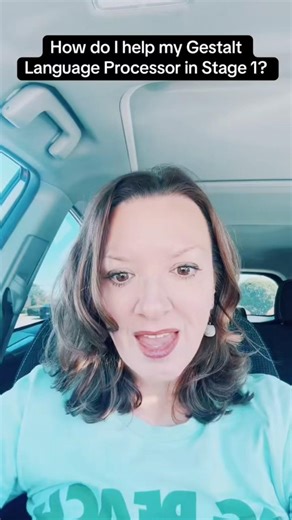 How do I move my Gestalt Language Processor from Stage 1 to Stage 2? #gestaltlanguageprocessing