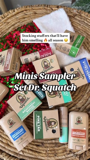 the perfect stocking stuffers for the men in your life 🎄 #tiktokshopblackfriday #stockingstuffer #christmas #drsquatch #fyp