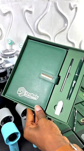 Custom Promotional Products for Landlady Enterprises. Products carefully sourced and branded. Luminous 40oz Tumblers, Straw Covers, Passcode Notepad Sets, Diaries, Executive Pens, 750ml Lapel Sports Bottles, Mini Digital Fans and 4 in 1 Notepad Sets Your Ideas. Our Expertise. Carefully executed just for you ❤️ Want to experience exclusive products and branding services? 📲 Order via WhatsApp 08100736394 (Link in Bio) Follow the Products and Print Processes to us! Share your beautiful and innovat