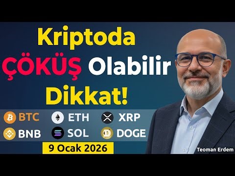 Kriptoda Derin ÇöküŞ Olabilir Dikkat! 9 Ocak 2026