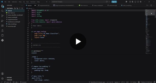 NEXA NEWS AI: Real-Time News Category Classifier with NLP and Streamlit | Harshitha Kalyanam posted on the topic | LinkedIn