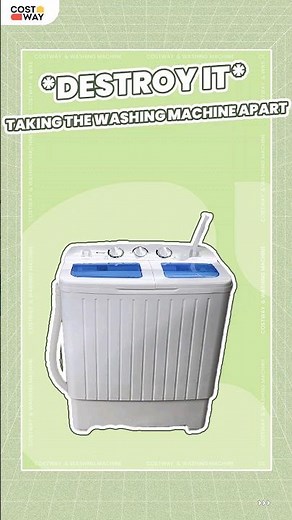 What's Inside? 🧐🧐🧐 | How to Repair the Wahing Machine #productreview #costway