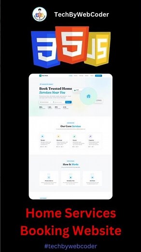 Day 04: How To Build a Home Services Booking Website Using HTML, CSS & JS (For Beginners)