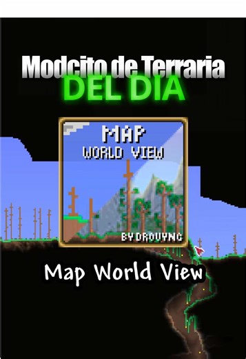 Un mod para mejorar el mapa de Terraria!! #terraria #calamity #gaming #terrariamods