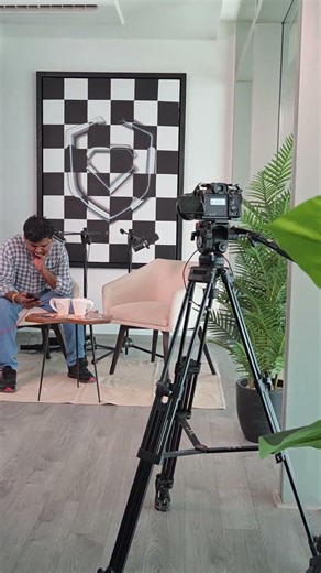 Interview Setup BTS 🎥 | Lights, Camera & Real Story Begins