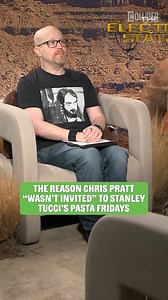 So it turns out that Chris Pratt "wasn't invited" to Stanley Tucci's Pasta Fridays on set of The Electric State 😉🍝 #TheElectricState #StanleyTucci #ChrisPratt | Collider.com