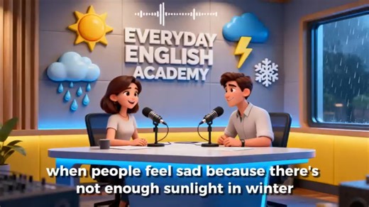Talking About Weather in English ｜ English Podcast for Beginners ☀️⛈️ (1)