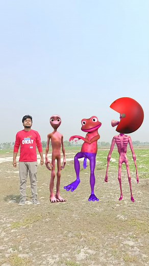 Dame tu cosita alien & frog vs cute siren - correct head matching magic video | Roy Ashok Raj Raj