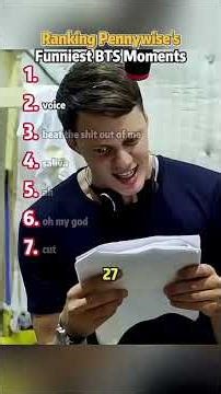 it behind the scenes funny moments #pennywise🤡#it movie