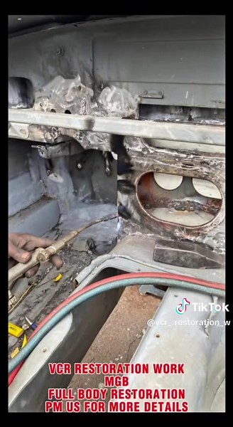 MGB RESTORATION WORK🔥🏎️ |by VCR AUTO MOBIL |#restoration #clasiccarsc #mgb#mgb1.8 #fyppppppppppppppppppppppp