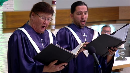 "Amazing Grace" - Dr. Miguel Zazueta, tenor & Bill Bell, bass. | San Dieguito United Methodist Church