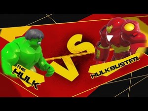 HULK vs HULKBUSTER LEGO Marvel Battle