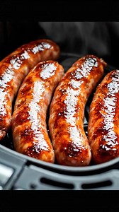 if you're looking for an easy way to cook sausages, you have to try this easy method for Air Fryer Sausages. I shared the recipe in the comments! | Air Fryer: Easy Recipes