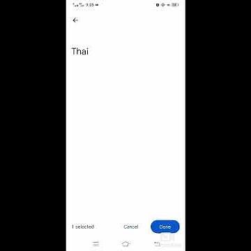 How to add Thai keyboard on Android