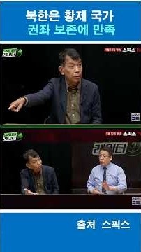 북한은 황제국가 권좌보존에 만족