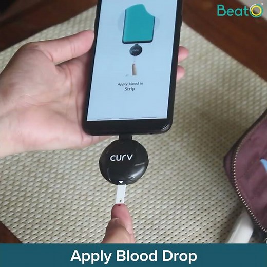 How to use the BeatO CURV Smartphone Glucometer? #shorts #diabetes