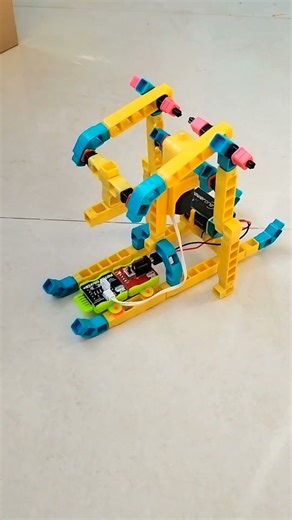 A Skiing Robot using WitBrix and WitBlox.