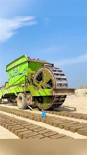 The World's Only Mobile Brick Factory: 15,000 Bricks Per Hour!