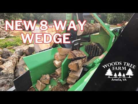Making Perfect Firewood With The New 8 Way Wedge