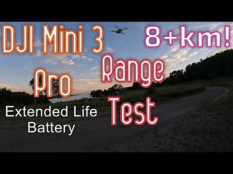 DJI Mini 3 Pro Extended Life Battery Range Test