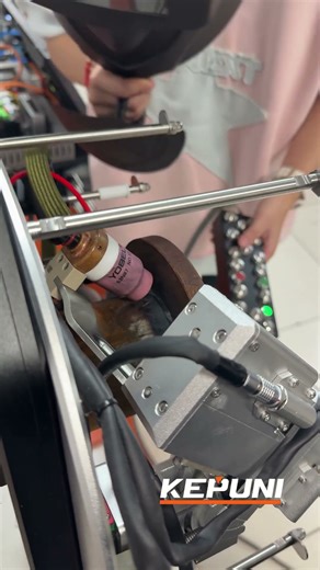 Flanged Pipe Automatic Welding - KEPUNI Orbital Welding Machine