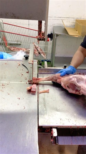 Whole !! Leg Mutton Cutting Skills Machine#shorts