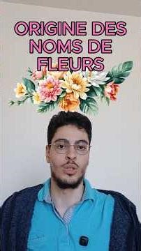 noms de fleurs #langue #linguistique #culture #français #turc