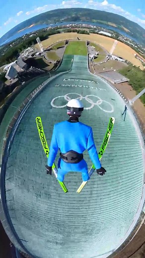 Ski Jumping with Insta360 Camera
