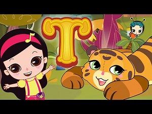 T for Tiger | Learn ABC for Kids | Olive and the Rhyme Rescue Crew in 4K Ultra HD