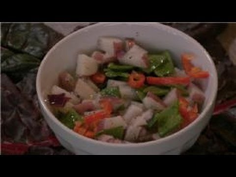 Pea Salads : Potato and Snow Pea Salad