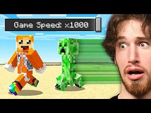 Minecraft, but the TICK SPEED INCREASES