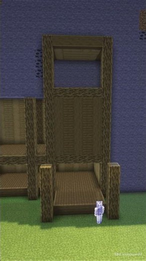 Minecraft:Mountain House Tutorial Time lapse build🏡 #youtubeshorts #minecraft #shortvideo #trending