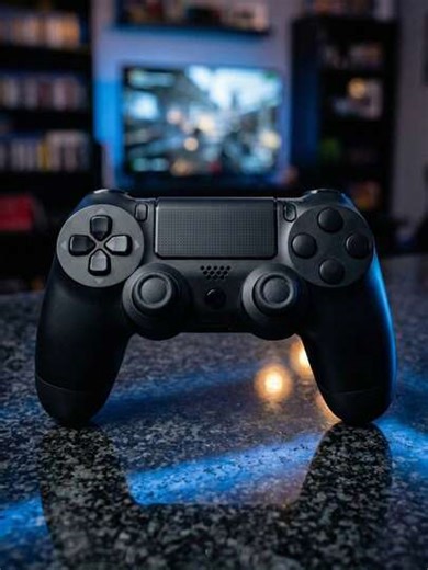 Wireless Game Controller Compatible With P- 4, S-4 Pro, S-4 Slim, P-3 & PC, Best Tech Gift, Dual Vibration Joystick With Touch Pad, Six Axis Motion , Non-Slip Ergonomic Grip, High Precision & No Lag, Replacement Remote For Console Gaming & PC | SHEIN