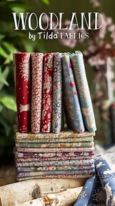 Woodland by Tilda Fabrics is a whimsical collection inspired by the beauty of nature. 🌿 Shop the available FQ Sets and yardage now for the best selection! Shop the Link: https://www.shabbyfabrics.com/Tilda/Woodland.aspx | Shabby Fabrics