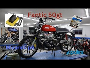 fantic motor gt 50 (minarelli p6) polini 80cc membran kit. top speed:) 1++