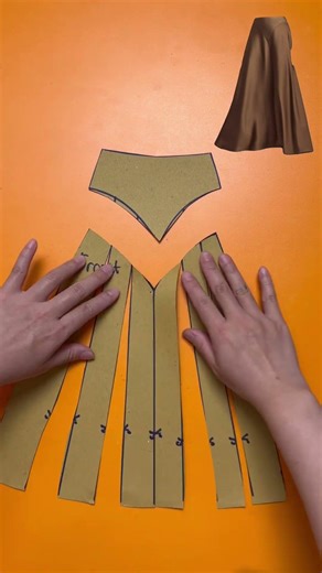 Step-by-Step Tutorial: Designing a Super Elegant Draped Flared Skirt #sewing #pattern